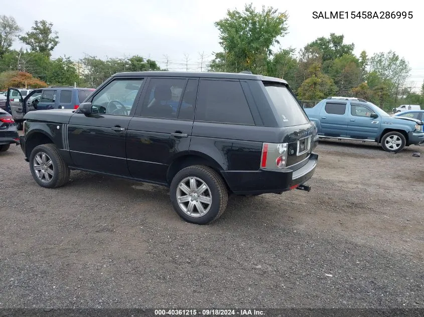 SALME15458A286995 2008 Land Rover Range Rover Hse