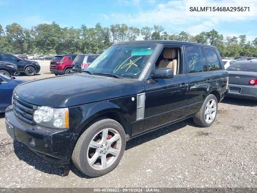 SALMF15468A295671 2008 Land Rover Range Rover Hse