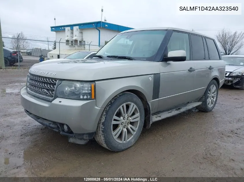 SALMF1D42AA323540 2010 Land Rover Range Rover