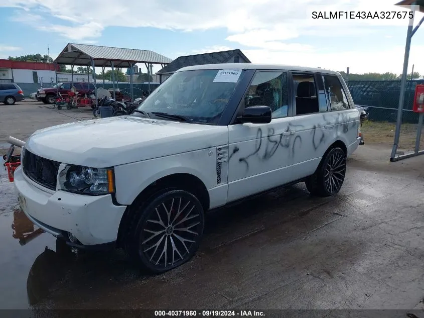 2010 Land Rover Range Rover Supercharged VIN: SALMF1E43AA327675 Lot: 40371960