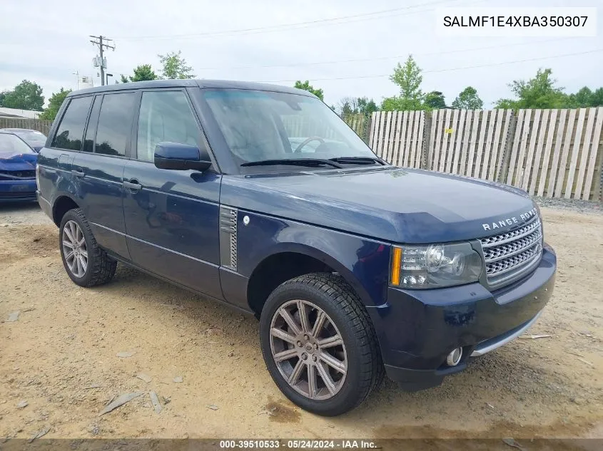 2011 Land Rover Range Rover Supercharged VIN: SALMF1E4XBA350307 Lot: 39510533