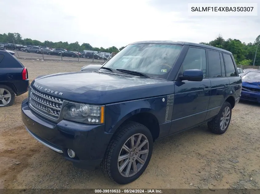 SALMF1E4XBA350307 2011 Land Rover Range Rover Supercharged