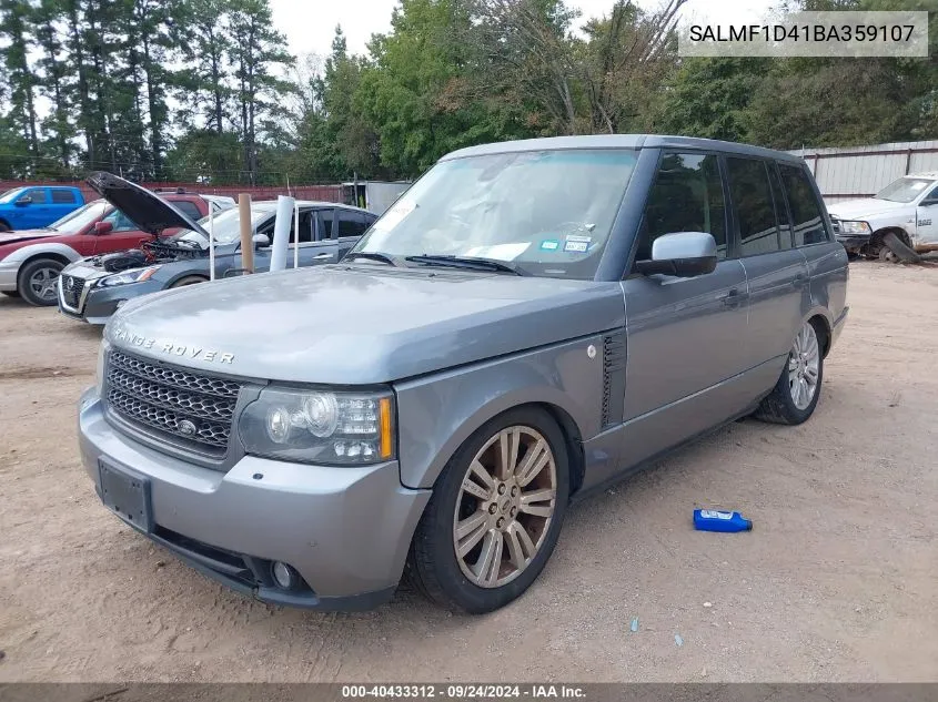 SALMF1D41BA359107 2011 Land Rover Range Rover Hse