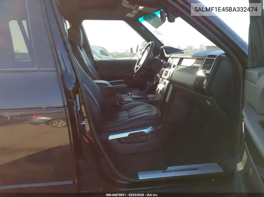 SALMF1E45BA332474 2011 Land Rover Range Rover Supercharged