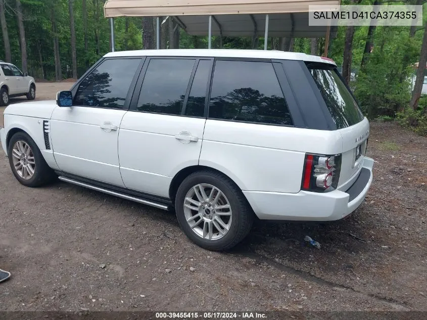 SALME1D41CA374355 2012 Land Rover Range Rover Hse