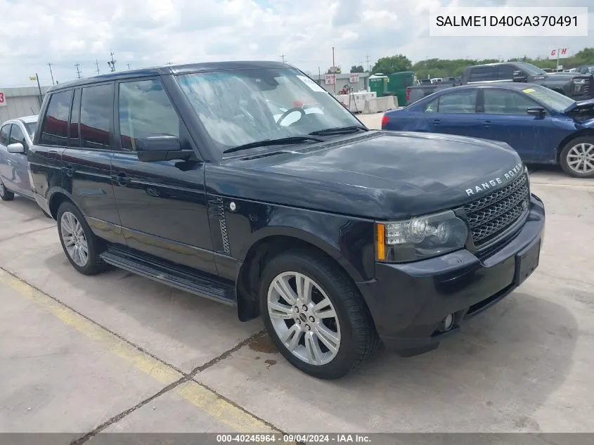 SALME1D40CA370491 2012 Land Rover Range Rover Hse