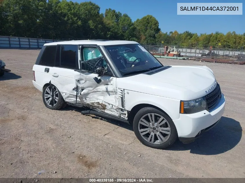 SALMF1D44CA372001 2012 Land Rover Range Rover Hse