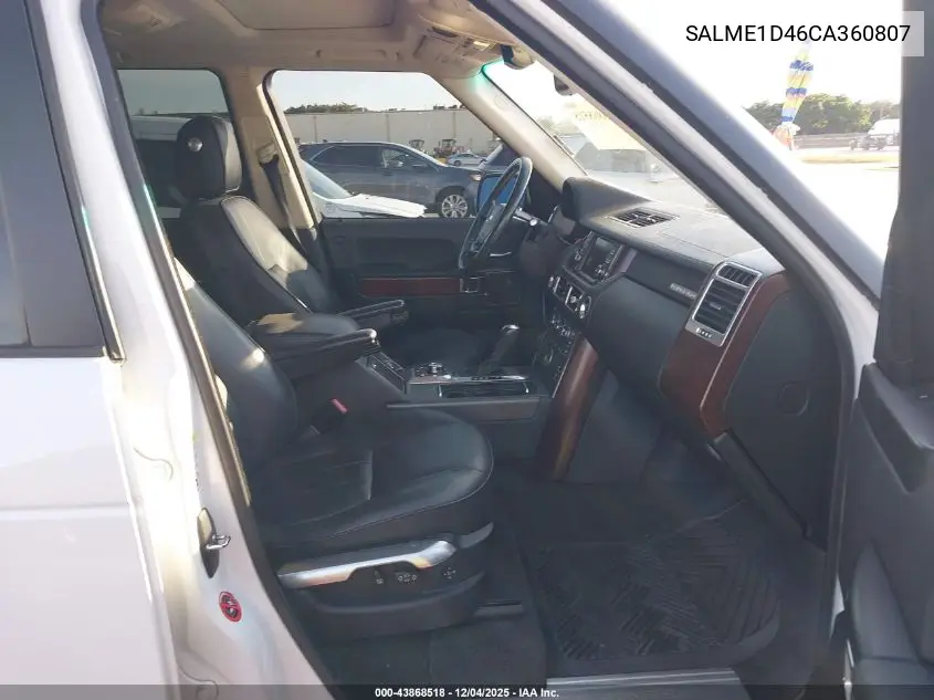 SALME1D46CA360807 2012 Land Rover Range Rover Hse