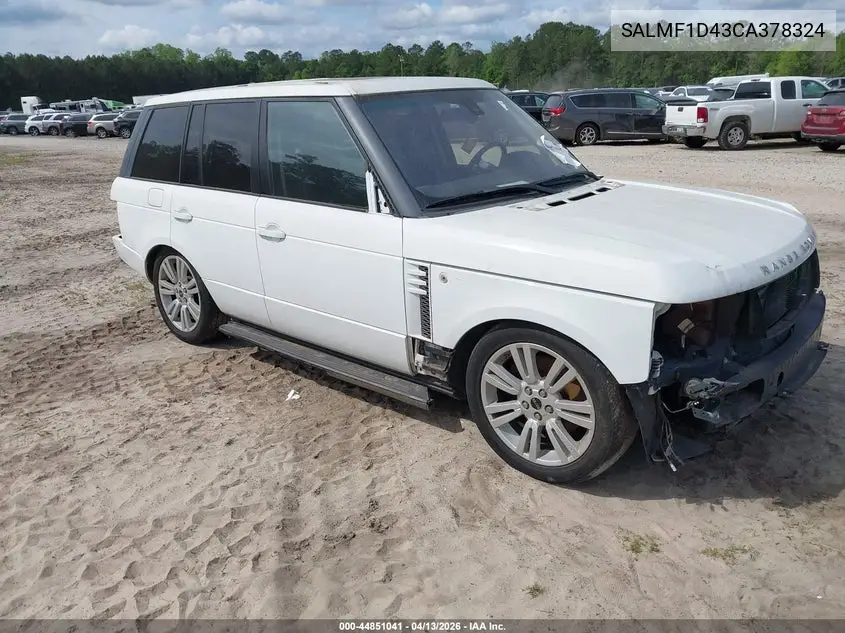 SALMF1D43CA378324 2012 Land Rover Range Rover Hse
