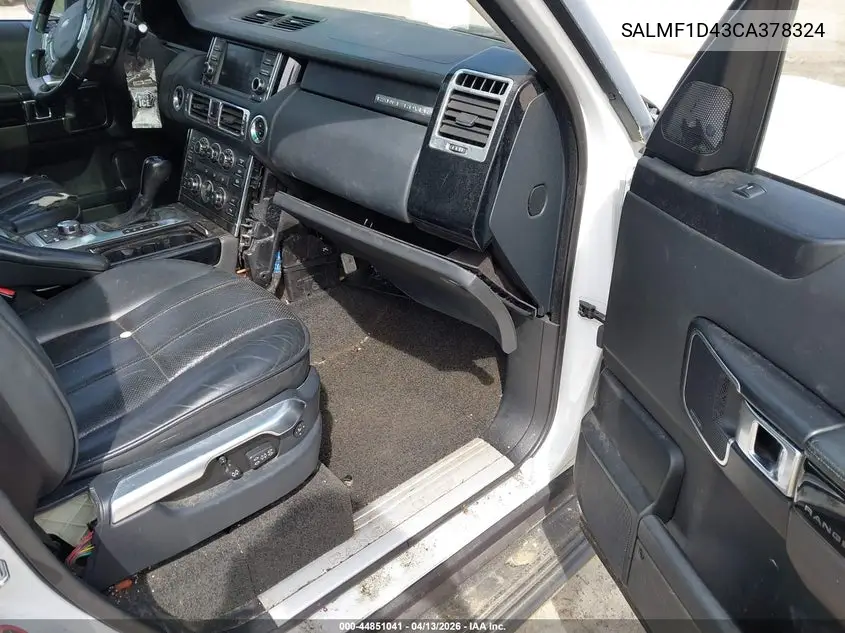 SALMF1D43CA378324 2012 Land Rover Range Rover Hse