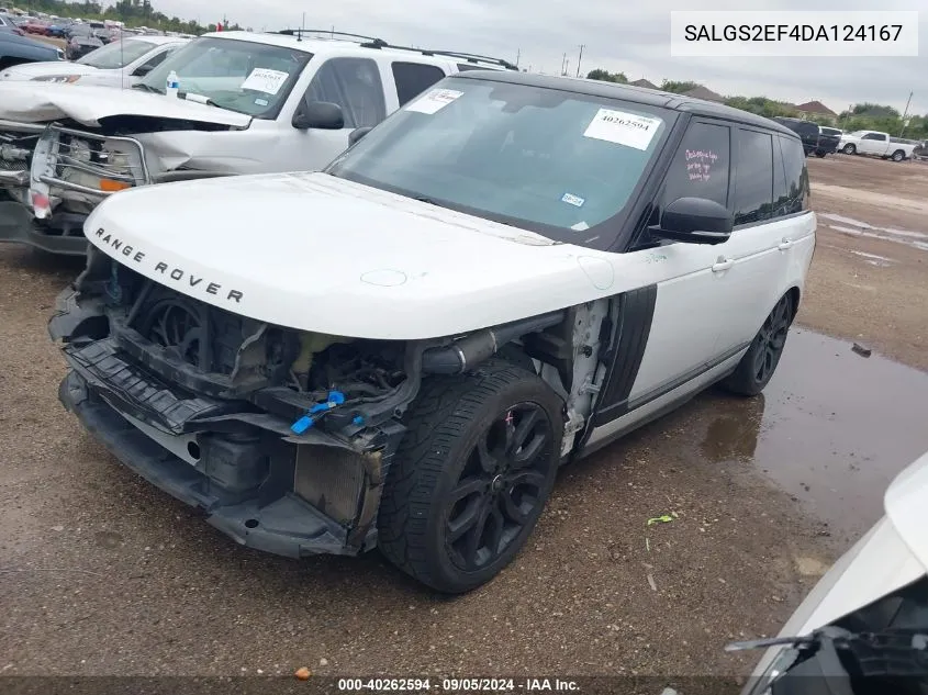 SALGS2EF4DA124167 2013 Land Rover Range Rover Supercharged