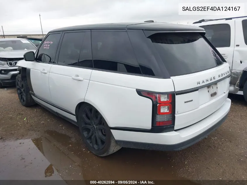 SALGS2EF4DA124167 2013 Land Rover Range Rover Supercharged