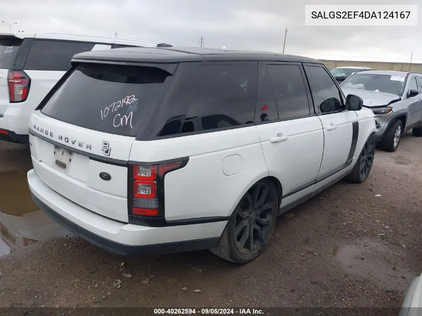 SALGS2EF4DA124167 2013 Land Rover Range Rover Supercharged