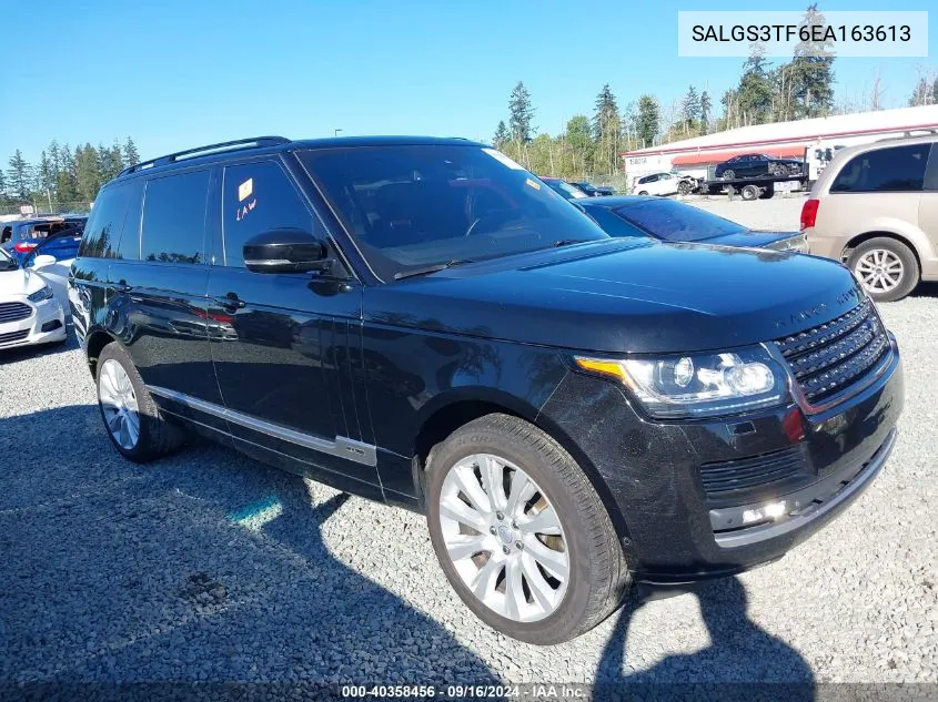 2014 Land Rover Range Rover 5.0L V8 Supercharged VIN: SALGS3TF6EA163613 Lot: 40358456