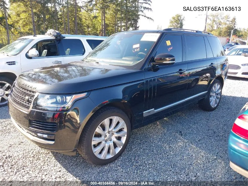 2014 Land Rover Range Rover 5.0L V8 Supercharged VIN: SALGS3TF6EA163613 Lot: 40358456