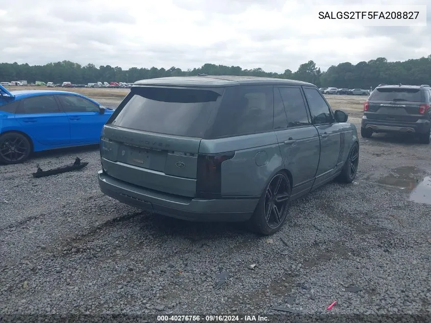 SALGS2TF5FA208827 2015 Land Rover Range Rover Supercharged