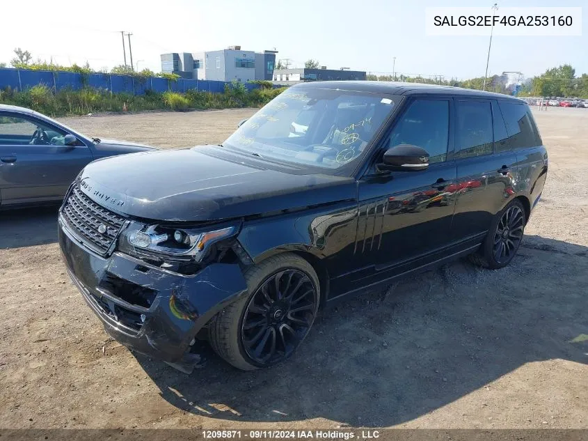 SALGS2EF4GA253160 2016 Land Rover Range Rover