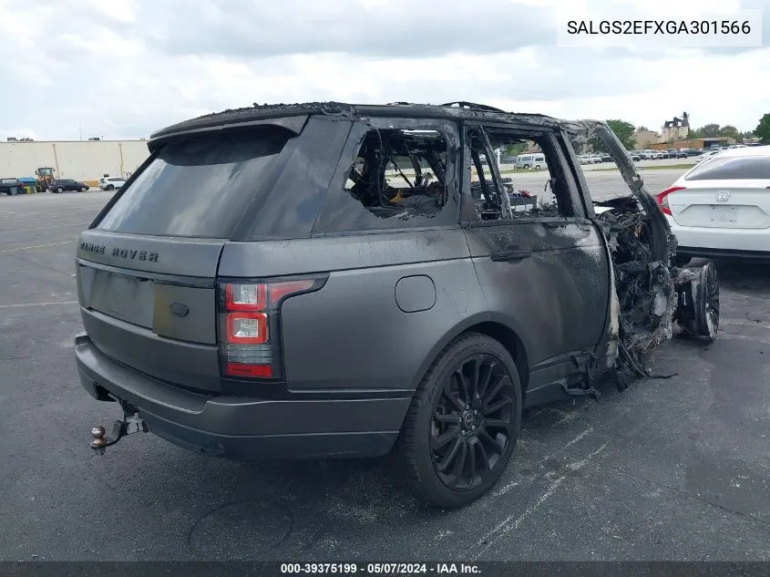 SALGS2EFXGA301566 2016 Land Rover Range Rover 5.0L V8 Supercharged