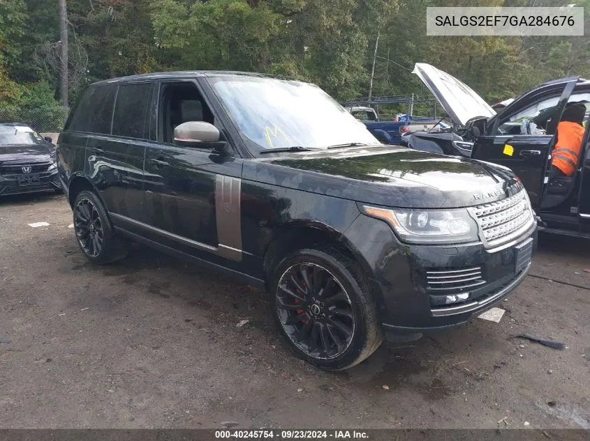 SALGS2EF7GA284676 2016 Land Rover Range Rover 5.0L V8 Supercharged