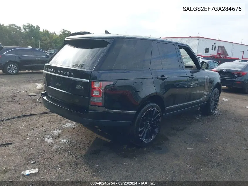 2016 Land Rover Range Rover 5.0L V8 Supercharged VIN: SALGS2EF7GA284676 Lot: 40245754