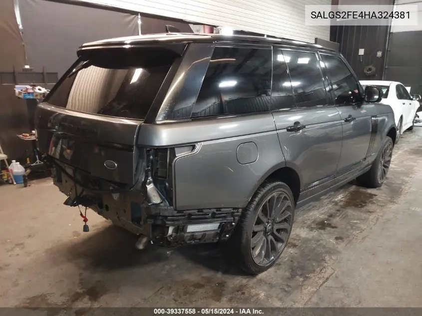 SALGS2FE4HA324381 2017 Land Rover Range Rover 5.0L V8 Supercharged