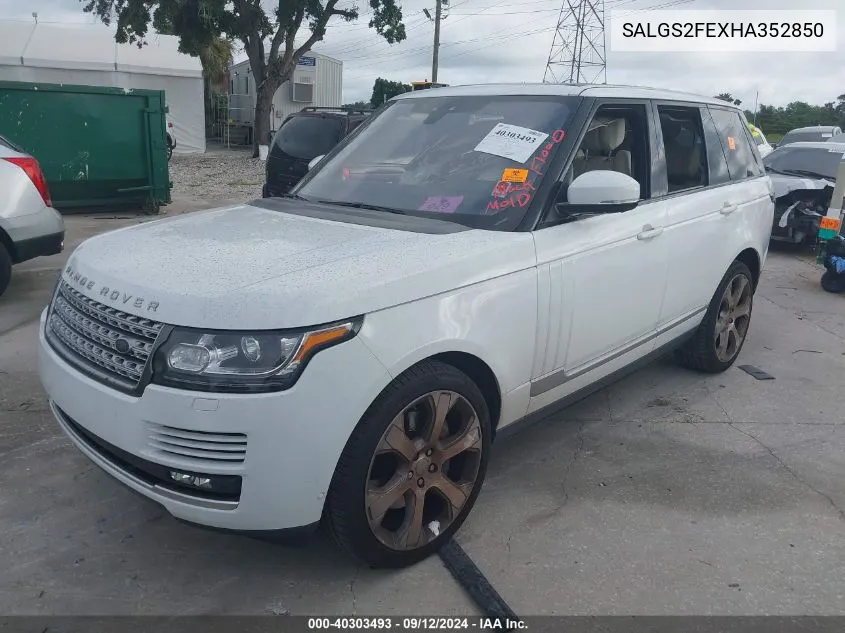 SALGS2FEXHA352850 2017 Land Rover Range Rover Supercharged