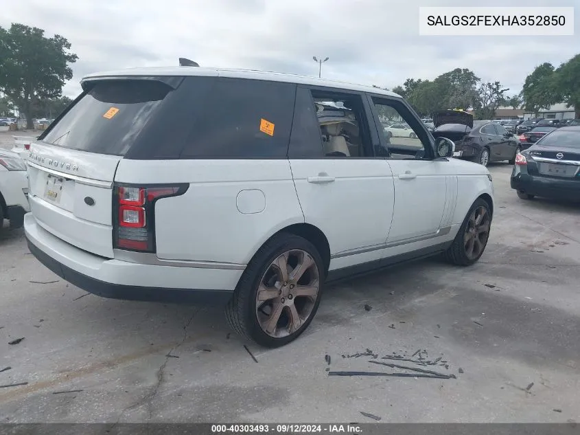 SALGS2FEXHA352850 2017 Land Rover Range Rover Supercharged