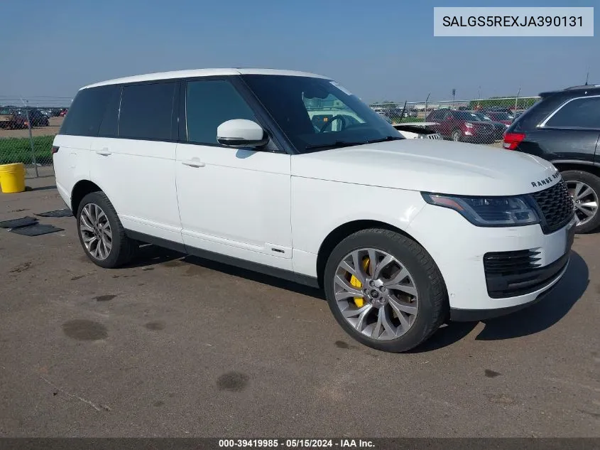 SALGS5REXJA390131 2018 Land Rover Range Rover 5.0L V8 Supercharged