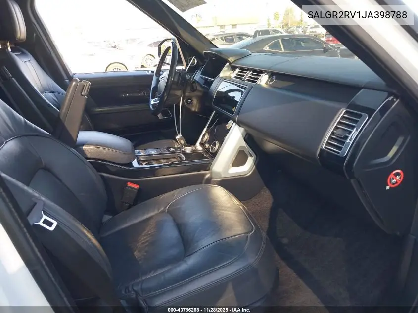 SALGR2RV1JA398788 2018 Land Rover Range Rover 3.0L V6 Supercharged