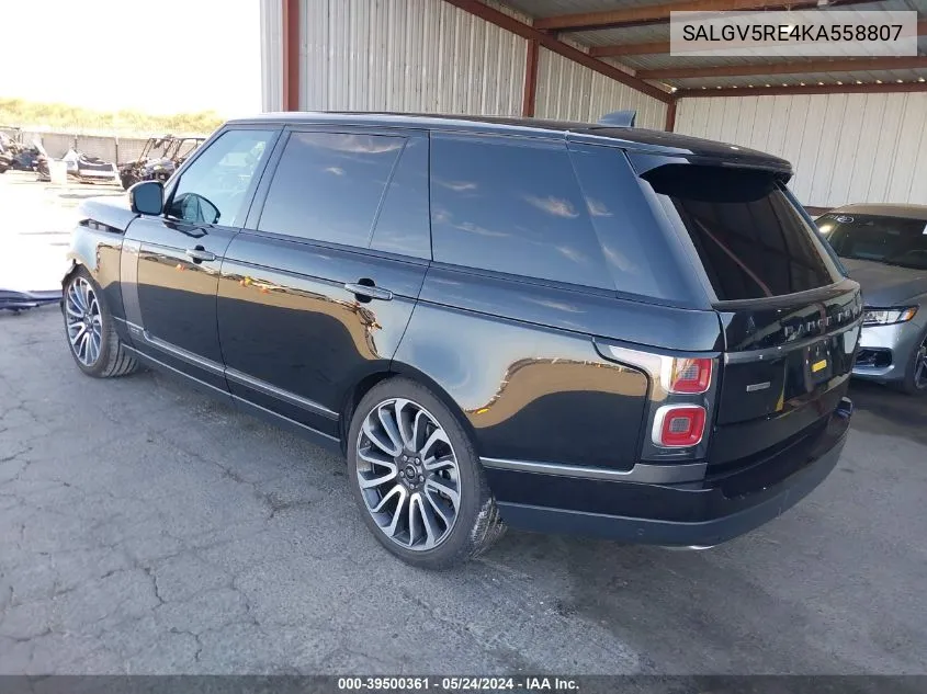 SALGV5RE4KA558807 2019 Land Rover Range Rover 5.0L V8 Supercharged Autobiography