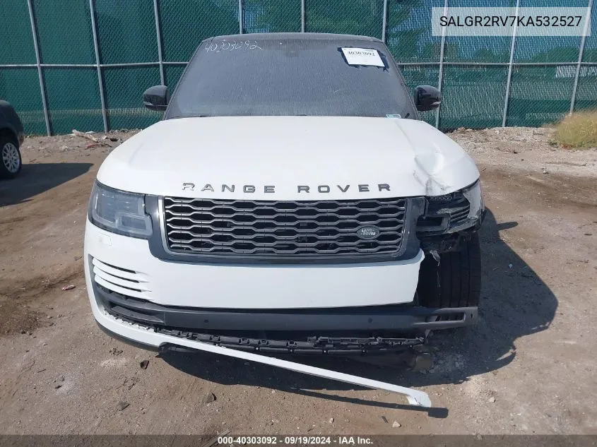 SALGR2RV7KA532527 2019 Land Rover Range Rover 3.0L V6 Supercharged