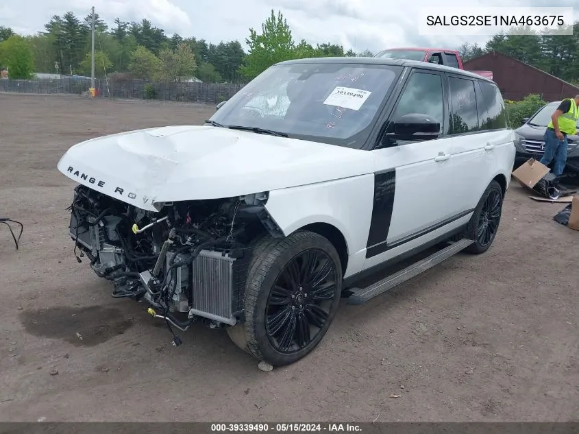 SALGS2SE1NA463675 2022 Land Rover Range Rover P525 Westminster