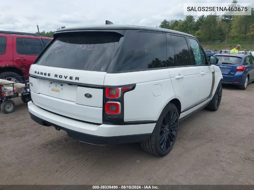 SALGS2SE1NA463675 2022 Land Rover Range Rover P525 Westminster