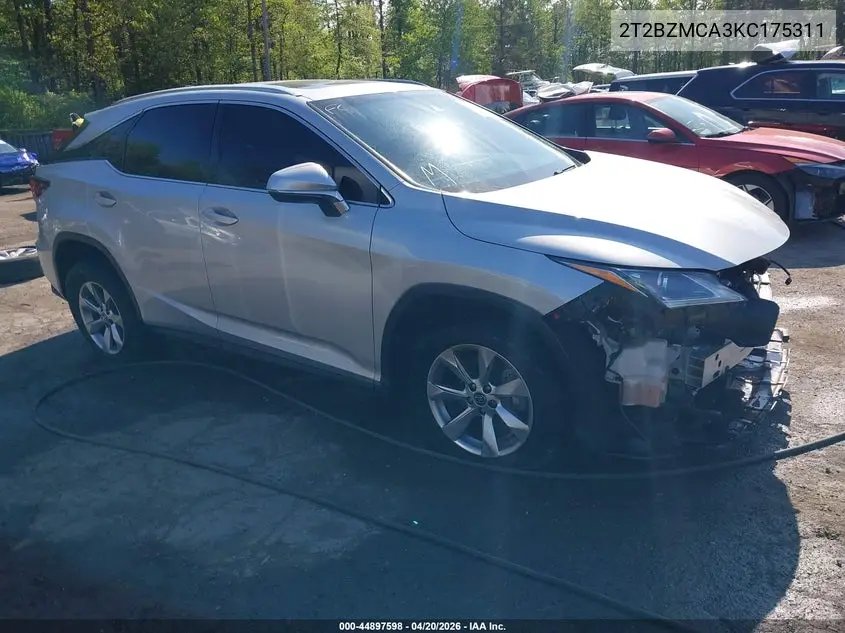 2019 Lexus Rx 350 VIN: 2T2BZMCA3KC175311 Lot: 44897598