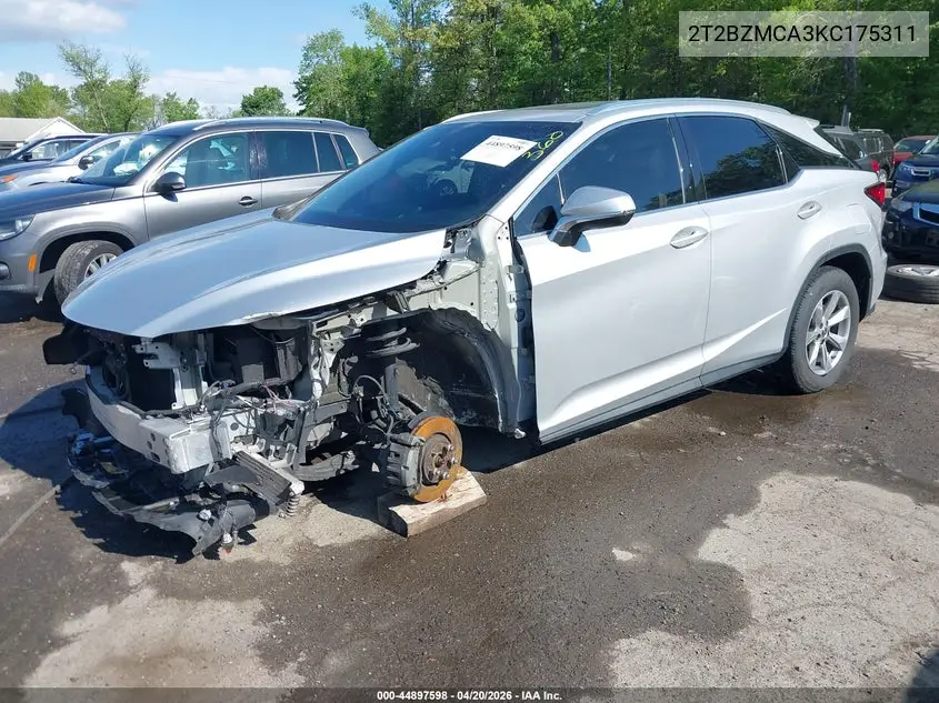 2019 Lexus Rx 350 VIN: 2T2BZMCA3KC175311 Lot: 44897598
