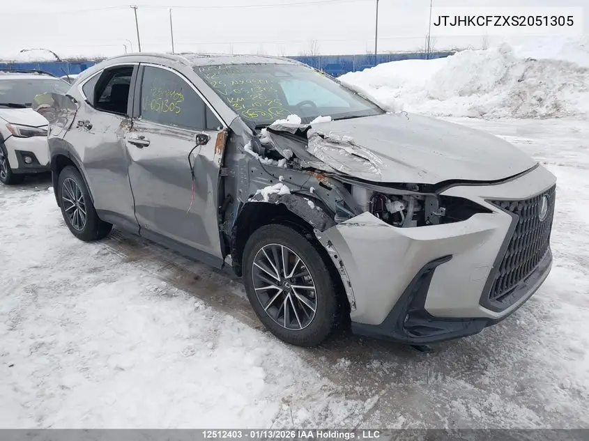JTJHKCFZXS2051305 2025 Lexus Nx 450H+