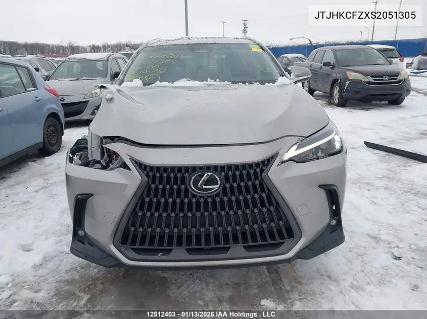 JTJHKCFZXS2051305 2025 Lexus Nx 450H+
