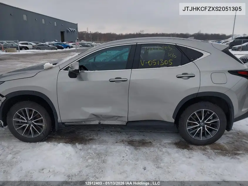 JTJHKCFZXS2051305 2025 Lexus Nx 450H+