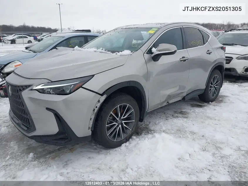 JTJHKCFZXS2051305 2025 Lexus Nx 450H+
