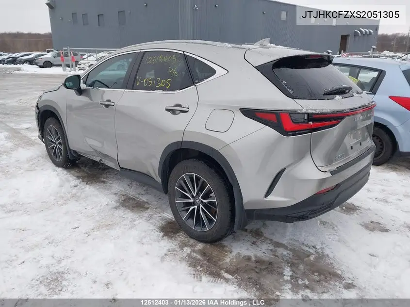 JTJHKCFZXS2051305 2025 Lexus Nx 450H+
