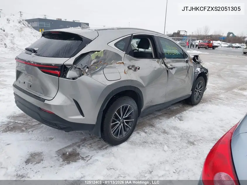 JTJHKCFZXS2051305 2025 Lexus Nx 450H+