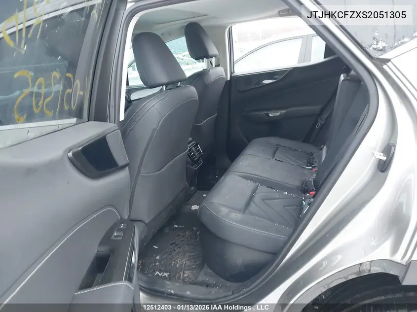 JTJHKCFZXS2051305 2025 Lexus Nx 450H+