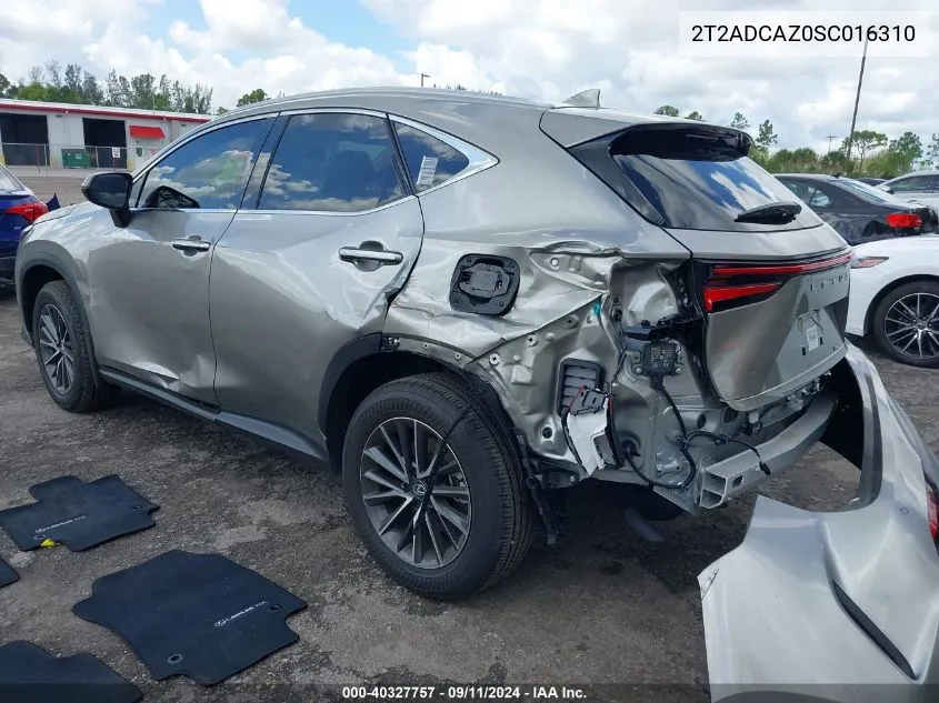 2T2ADCAZ0SC016310 2025 Lexus Nx 250