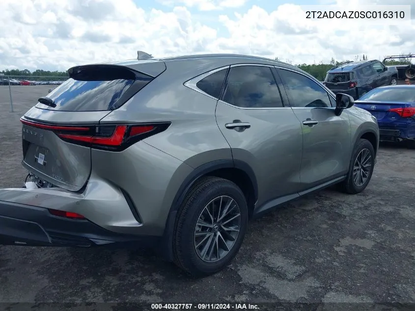 2T2ADCAZ0SC016310 2025 Lexus Nx 250