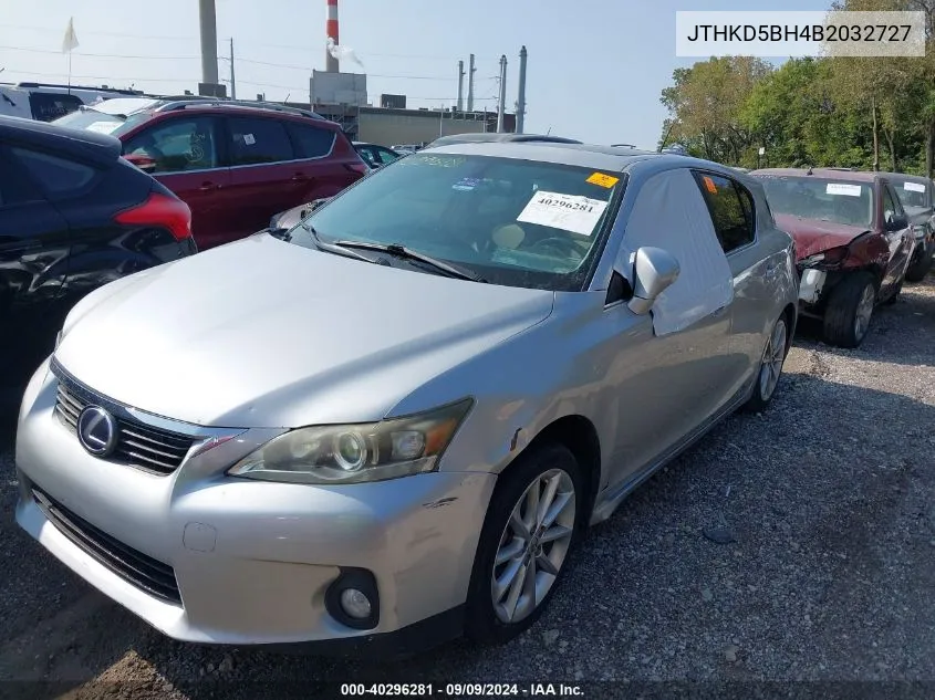 JTHKD5BH4B2032727 2011 Lexus Ct 200H Premium