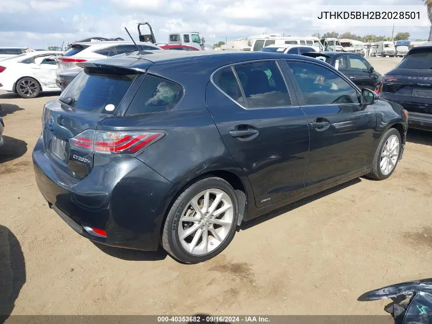 JTHKD5BH2B2028501 2011 Lexus Ct 200H Premium