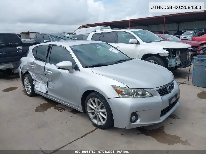 JTHKD5BHXC2084560 2012 Lexus Ct 200H Premium