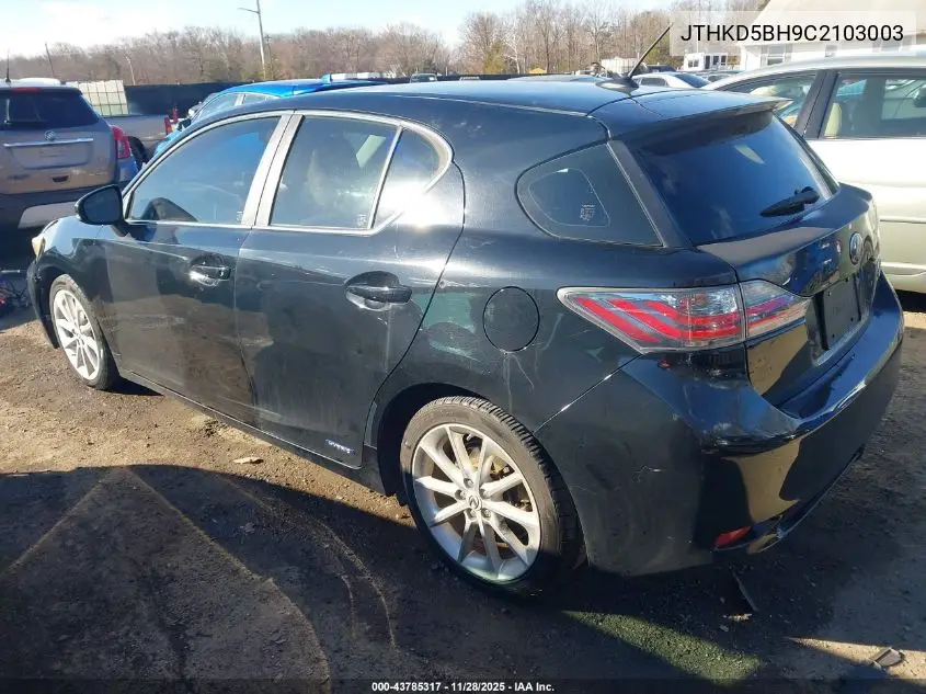 JTHKD5BH9C2103003 2012 Lexus Ct 200H Premium