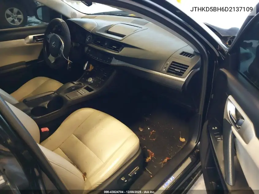 JTHKD5BH6D2137109 2013 Lexus Ct 200H