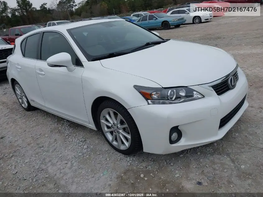 JTHKD5BH7D2167476 2013 Lexus Ct 200H